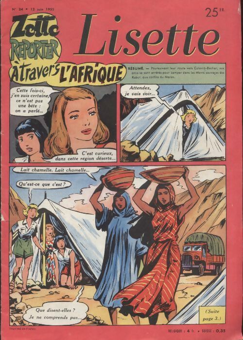Livrenpoche : Lisette 1955 n°24 - Collectif - Livre