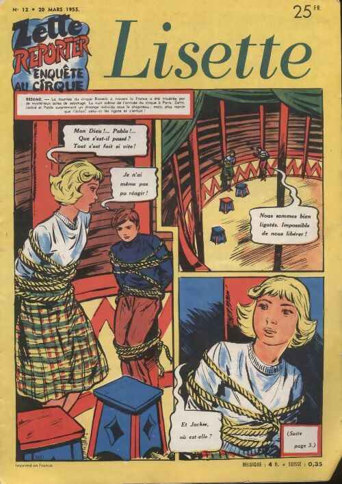 Livrenpoche : Lisette 1955 n°12 - Collectif - Livre