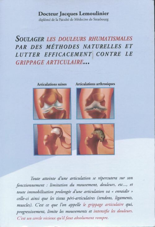 Livrenpoche : Douleurs rhumatismales, comment ne plus souffrir - Jacques Dr Lemoulinier - Livre