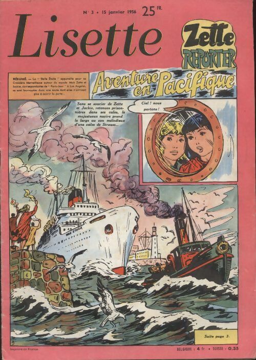 Livrenpoche : Lisette 1956 n°3 - Collectif - Livre