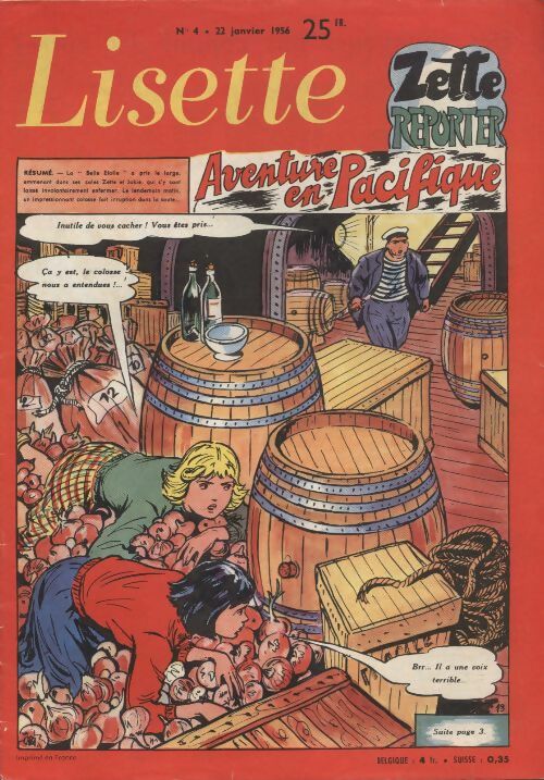 Livrenpoche : Lisette 1956 n°4 - Collectif - Livre