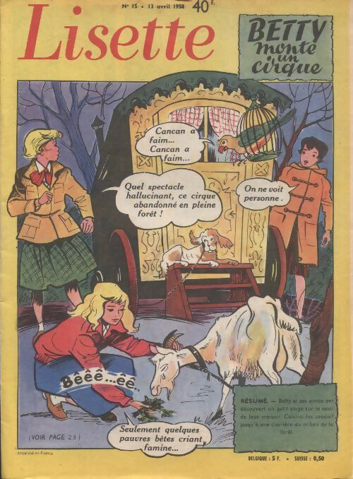 Livrenpoche : Lisette 1958 n°15 - Collectif - Livre