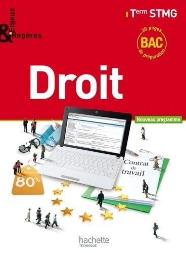 Livrenpoche : Enjeux et repères droit terminale STMG - livre élève format compact - ed. 2013 - Alban Lucas - Livre