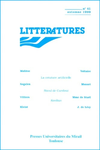 Livrenpoche : Agrégation de lettres. Programme agrégation de lettres 2000 numéro 41 1999 - Collectif - Livre