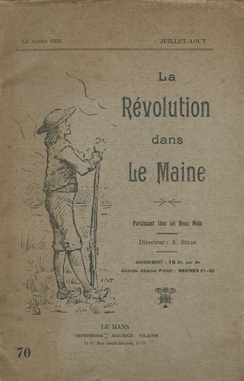 Livrenpoche : La révolution dans le Maine 12e année n°4 - A Belin - Livre