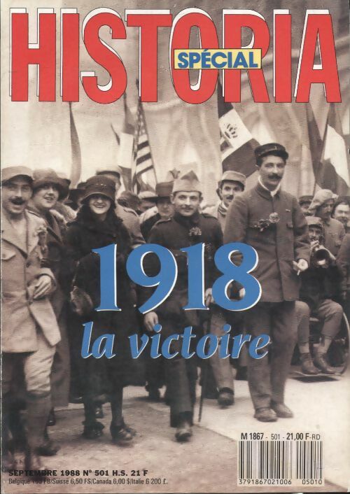 Livrenpoche : Historia Spécial n°501 : 1918 la victoire - Collectif - Livre
