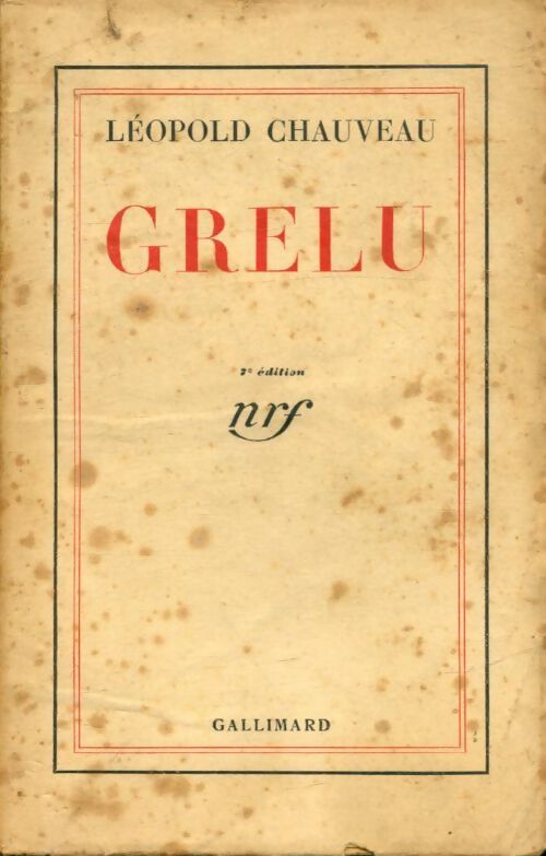 Livrenpoche : Grelu - Léopold Chauveau - Livre