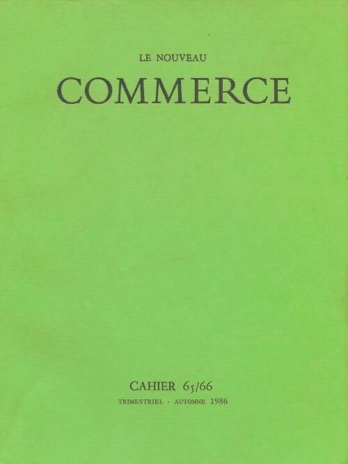 Livrenpoche : Le nouveau commerce n°65/66 - Collectif - Livre