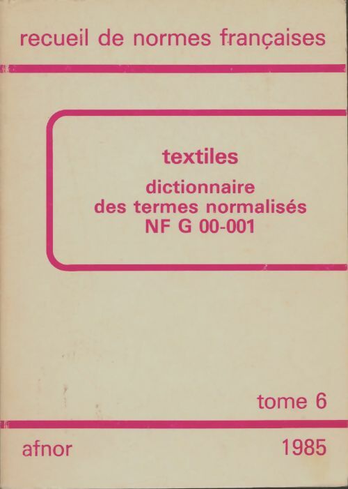Livrenpoche : Textiles Tome VI - Collectif - Livre