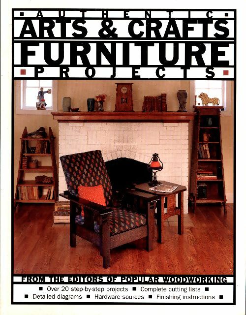 Livrenpoche : Authentic arts & crafts furniture projects - Collectif - Livre