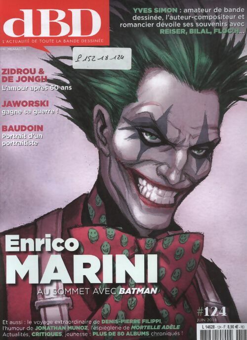 Livrenpoche : DBD n°124 : Enrico Main, au sommet avec Batman - Collectif - Livre