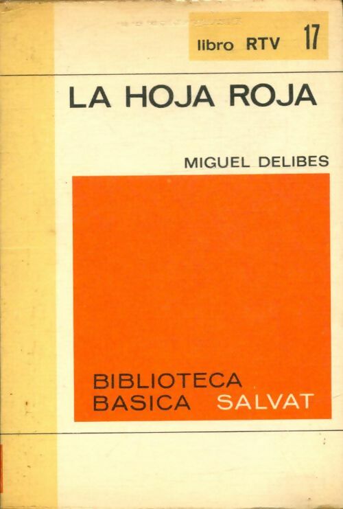 Livrenpoche : La hoja roja - Miguel Delibes - Livre