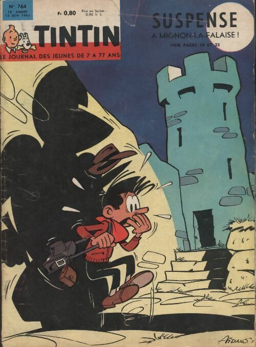 Livrenpoche : Tintin n°764 : Suspense à Mignon-la-falaise ! - Collectif - Livre