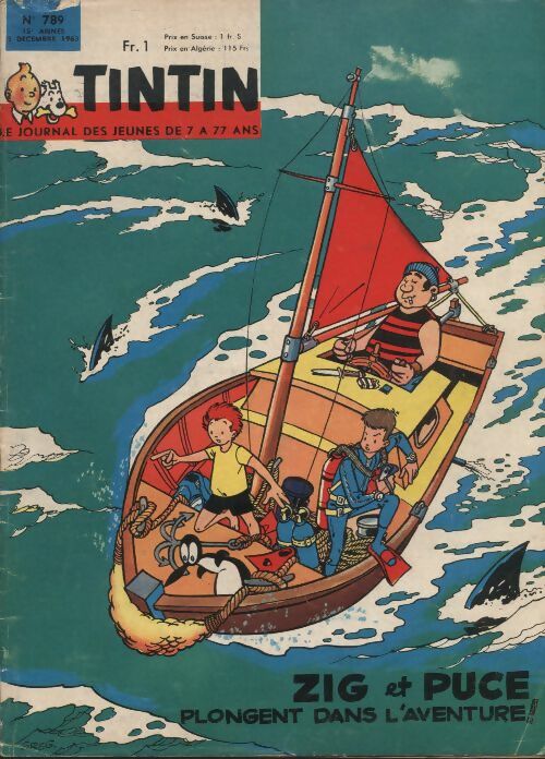 Livrenpoche : Tintin n°789 : Zig et Puce plongent dans l'aventure ! - Collectif - Livre