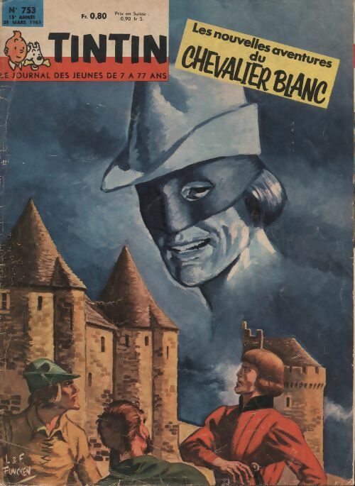 Livrenpoche : Tintin n°753 : Les nouvelles aventures du Chevalier Blanc - Collectif - Livre
