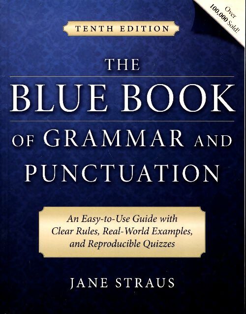 Livrenpoche : The blue book of grammar and punctuation - Jane Straus - Livre