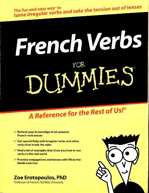 Livrenpoche : French verbs for dummies - Zoe Erotopoulos - Livre