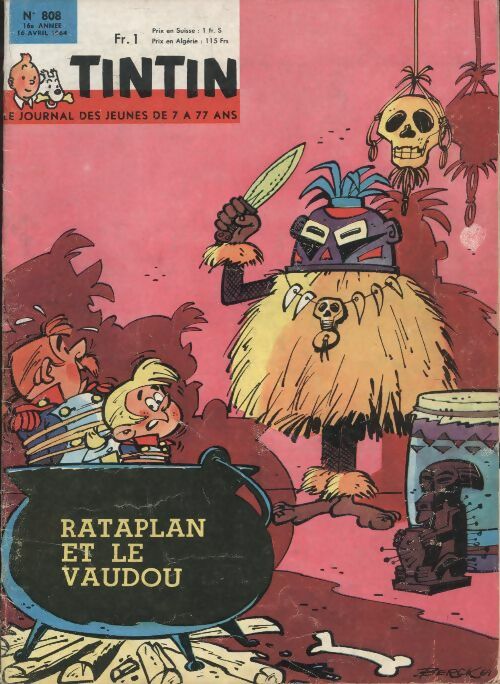 Livrenpoche : Tintin n°808 : Rataplan et le vaudou - Collectif - Livre