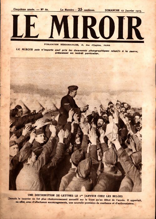 Livrenpoche : Le Miroir n°60 - Collectif - Livre