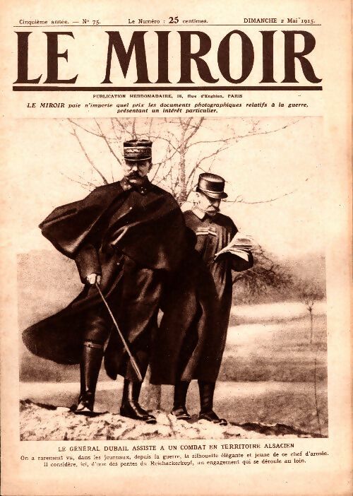 Livrenpoche : Le Miroir n°75 - Collectif - Livre