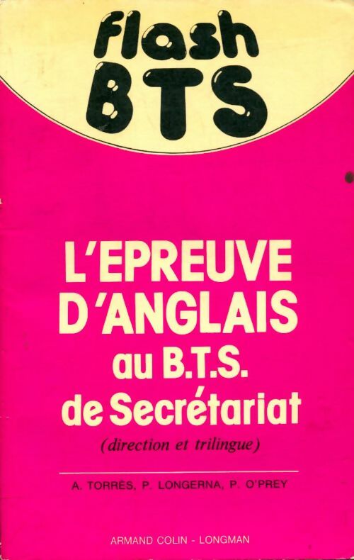 Livrenpoche : L'épreuve d'anglais au BTS de secrétariat - Collectif - Livre