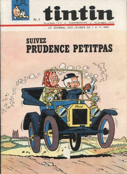 Livrenpoche : Tintin n°878 : Suivez Prudence Petitpas - Collectif - Livre