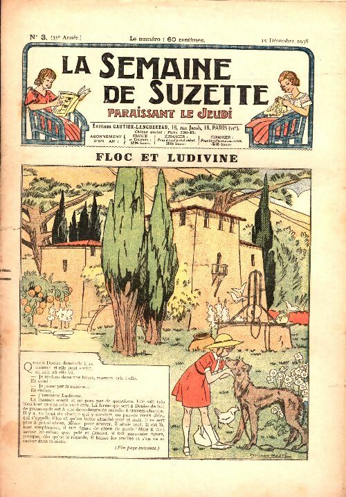 Livrenpoche : La semaine de Suzette 35e année n°3 : Floc et Ludivine - Collectif - Livre