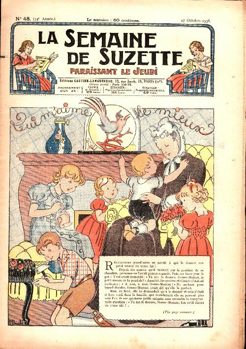 Livrenpoche : La semaine de Suzette 35e année n°48 : Qui m'aime le mieux - Collectif - Livre