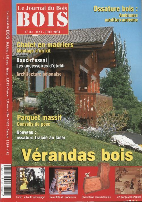 Livrenpoche : Le journal du Bois n°82 : Véranda bois - Collectif - Livre