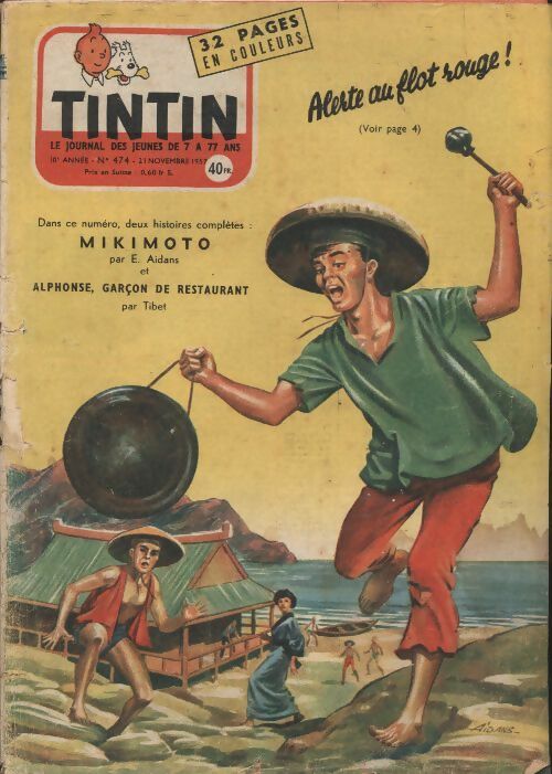 Livrenpoche : Tintin n°474 : Alerte au flot sauvage - Collectif - Livre