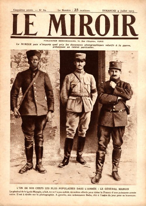 Livrenpoche : Le Miroir n°84 - Collectif - Livre