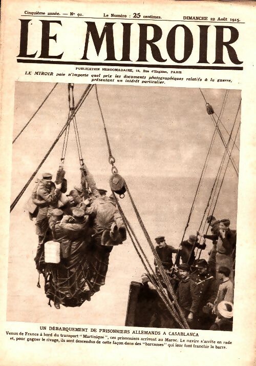 Livrenpoche : Le Miroir n°91 - Collectif - Livre