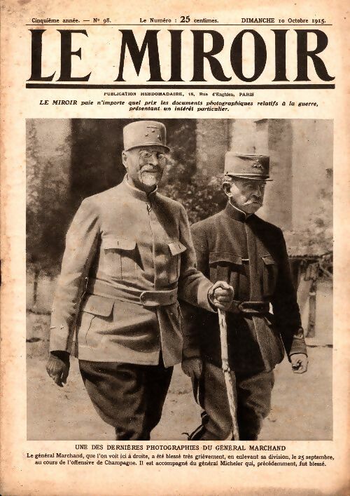 Livrenpoche : Le Miroir n°98 - Collectif - Livre