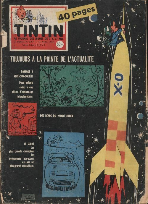 Livrenpoche : Tintin n°547 : Toujours à la pointe de l'actualité - Collectif - Livre