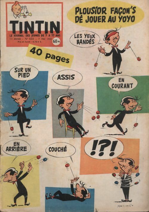 Livrenpoche : Tintin n°550 : Plousior façon's dé jouer au yoyo - Collectif - Livre