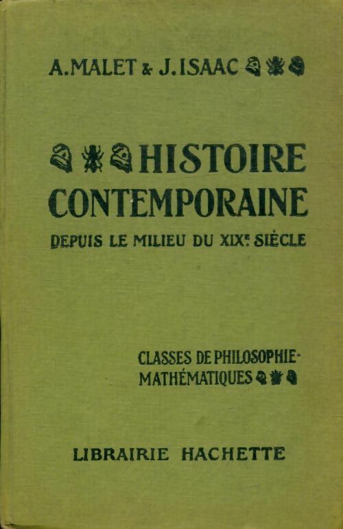 Livrenpoche : Histoire contemporaine depuis le milieu du XIXe siècle - J. A.;Isaac - Livre
