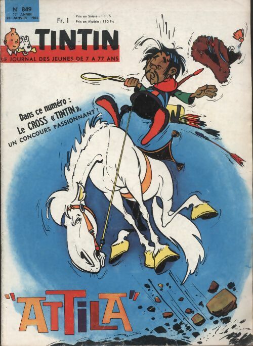 Livrenpoche : Tintin n°849 : Attila - Collectif - Livre