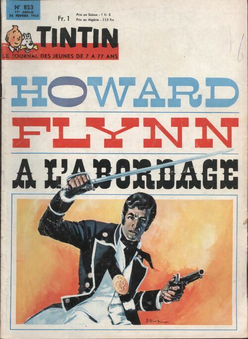 Livrenpoche : Tintin n°853 : Howard Flynn à l'abordage - Collectif - Livre
