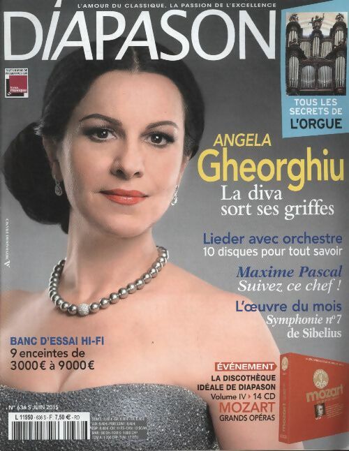 Livrenpoche : Diapason n°636 : Angela Gheorhui, la diva sort ses griffes - Collectif - Livre
