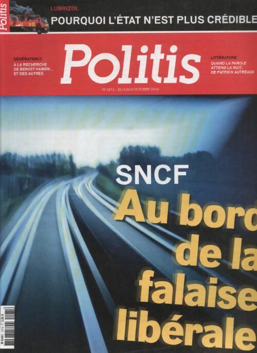 Livrenpoche : Politis n°1571 : SNCF, au bord de la falaise libérale - Collectif - Livre