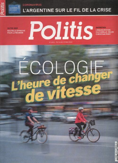 Livrenpoche : Politis n°1603 : Ecologie, l'heure de changer de vitesse - Collectif - Livre