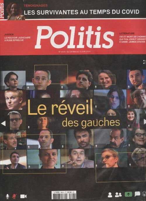 Livrenpoche : Politis n°1605 : Le réveil des gauches - Collectif - Livre