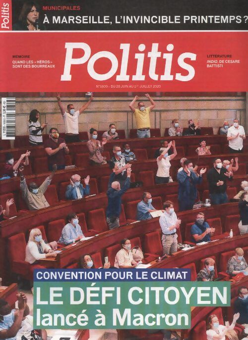 Livrenpoche : Politis n°1609 : Convention pour le climat, le défi citoyen lancé à Macron - Collectif - Livre