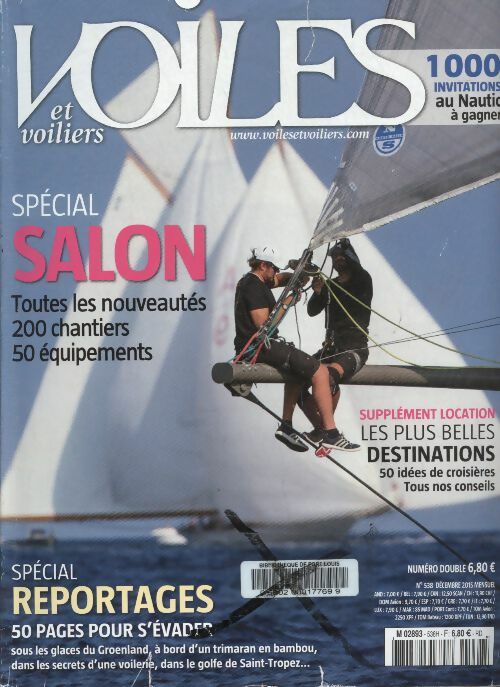 Livrenpoche : Voiles et voiliers n°538 : Spécial Salon - Collectif - Livre