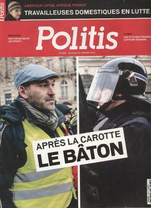 Livrenpoche : Politis n°1535 : Après la carotte, le bâton - Collectif - Livre