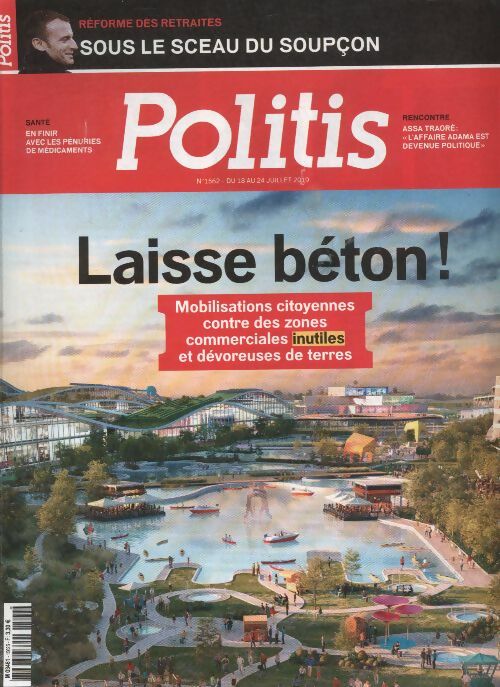 Livrenpoche : Politis n°1562 : Laisse béton ! - Collectif - Livre