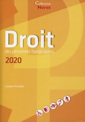 Livrenpoche : Droit des personnes handicapées 2020 - Lisiane Fricotté - Livre