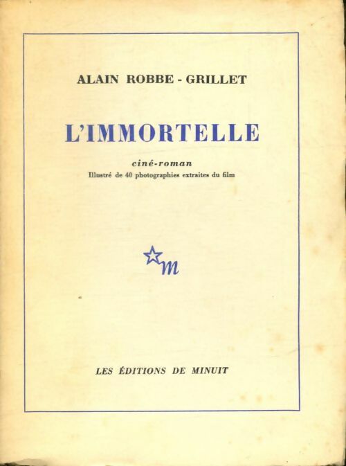 Livrenpoche : L'immortelle - Alain Robbe-Grillet - Livre