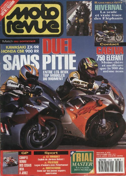 Livrenpoche : Moto revue n°3125 : Kawasaki zx-9r, Honda cbr 900 RR, duel sans pitié - Collectif - Livre