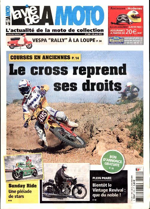 Livrenpoche : La vie de la moto n°836 : Le cross reprend ses droits - Collectif - Livre
